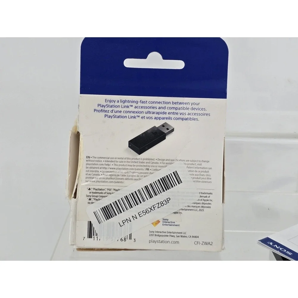 Sony PlayStation Link USB Adapter CFI-ZWA2 for Pulse Elite/Explore